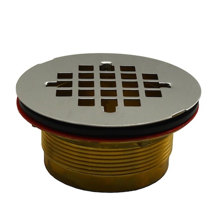 Jones Stephens 2in. Inside Caulk Shower Stall Drain with Stainless Steel Strainer D40102